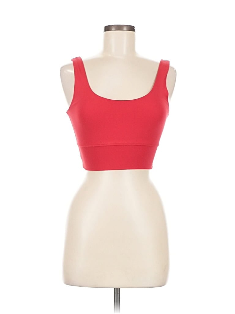 Pre-owned Strut This Sports Bra In Red