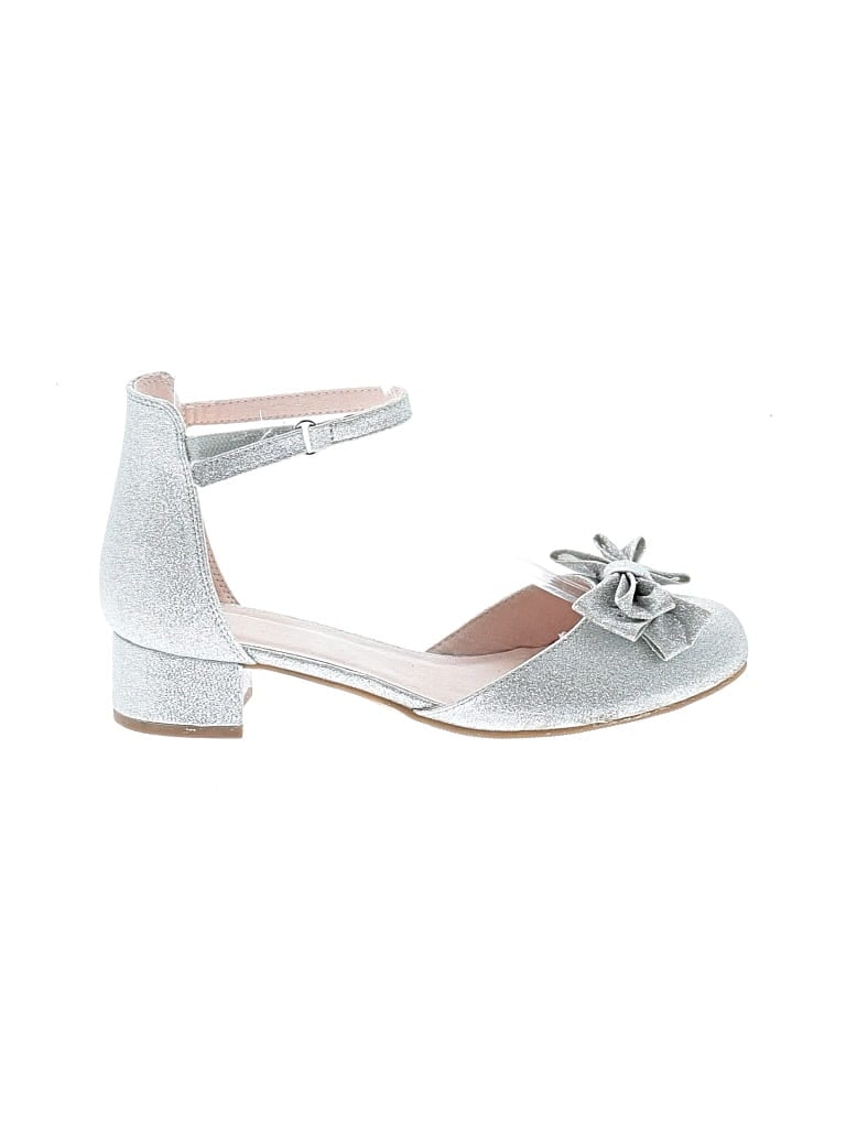 Pre-owned Kelly & Katie Kids' Dress Shoes In Silver