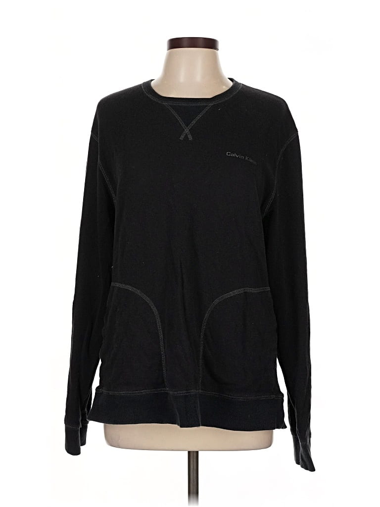 Pre-owned Calvin Klein Sweatshirt In Black