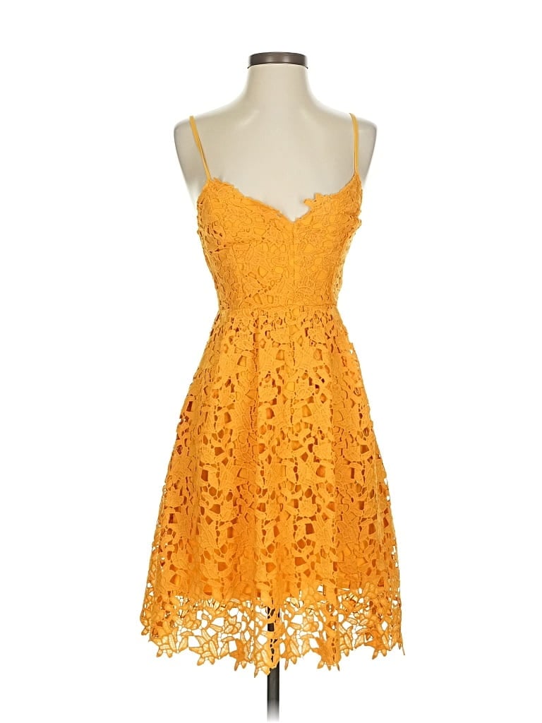 Pre-owned Astr Cocktail Dress In Orange
