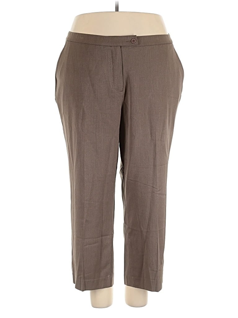 Pre-owned Investments Dress Pants In Brown