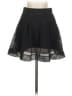 Gap 100% Polyester Polka Dots Black Casual Skirt Size 0 (petite) - photo 1