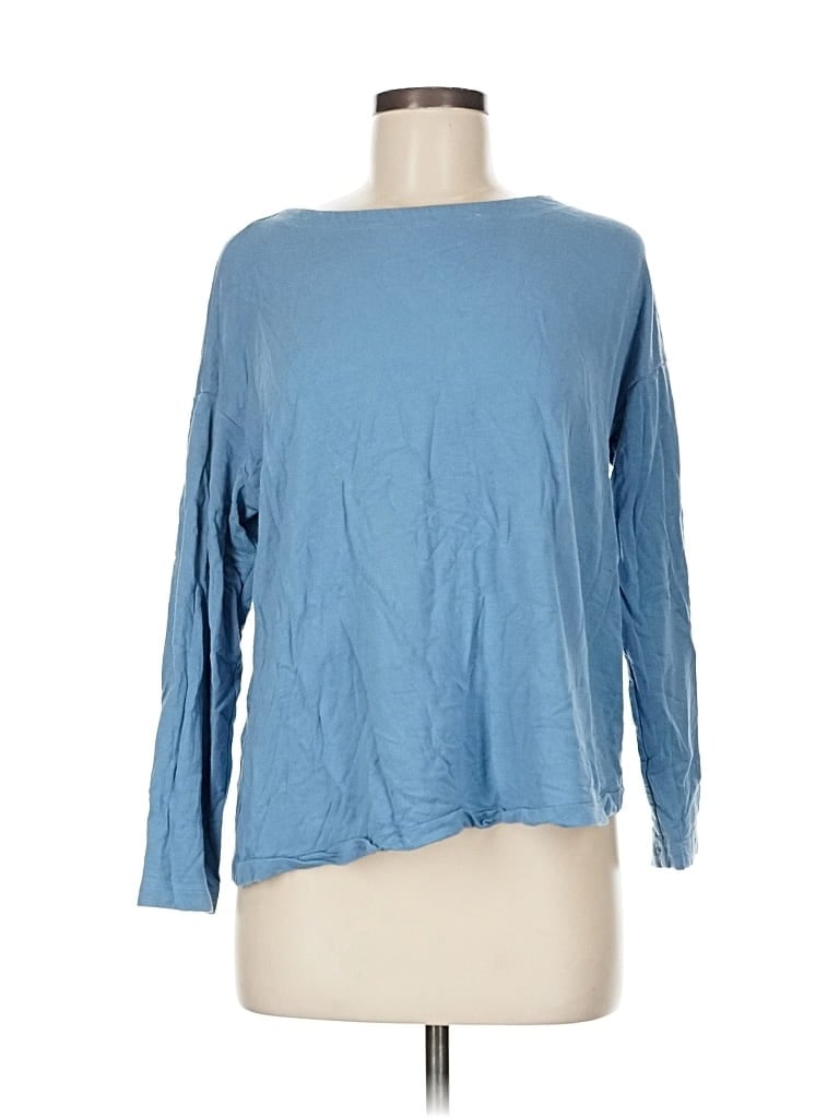 Pre-owned Lou & Grey Pullover Sweater In Blue