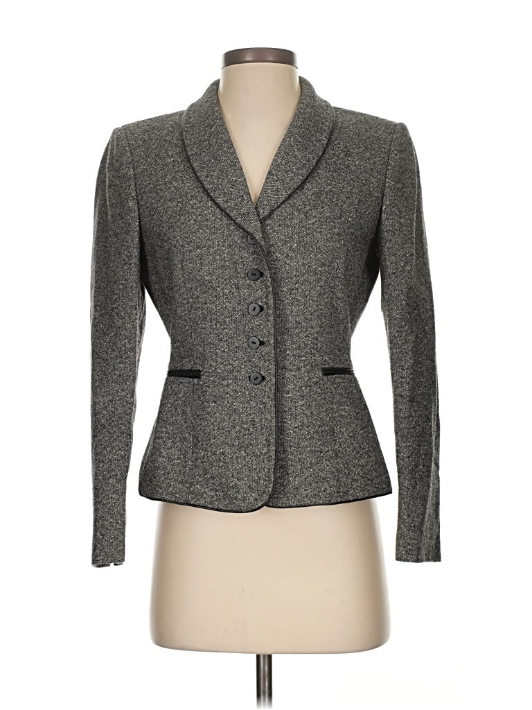 Pre-owned Tahari By Asl Blazer Jacket In Gray