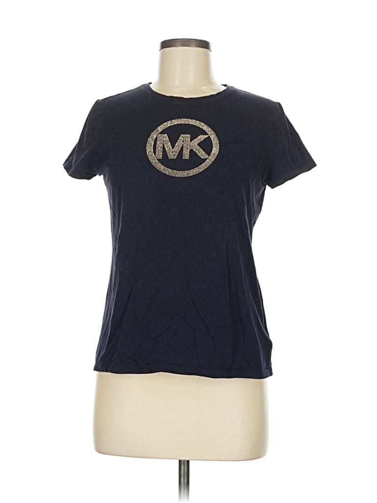 Pre-owned Michael Michael Kors Short Sleeve T-shirt In Blue