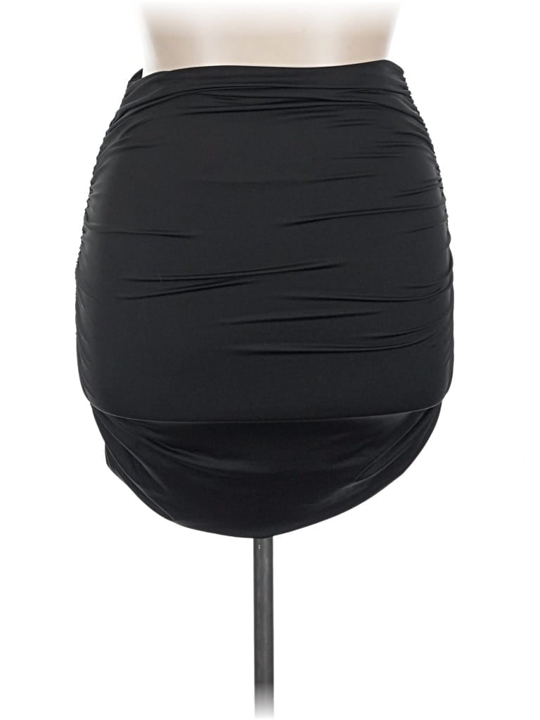 Pre-owned Unbranded Casual Skirt In Black