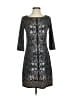 Max Studio Paisley Gray Casual Dress Size XS - photo 1