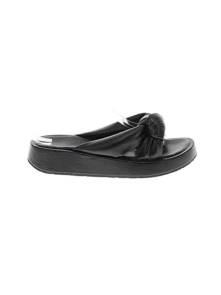 Pre-owned Assorted Brands Sandals In Black