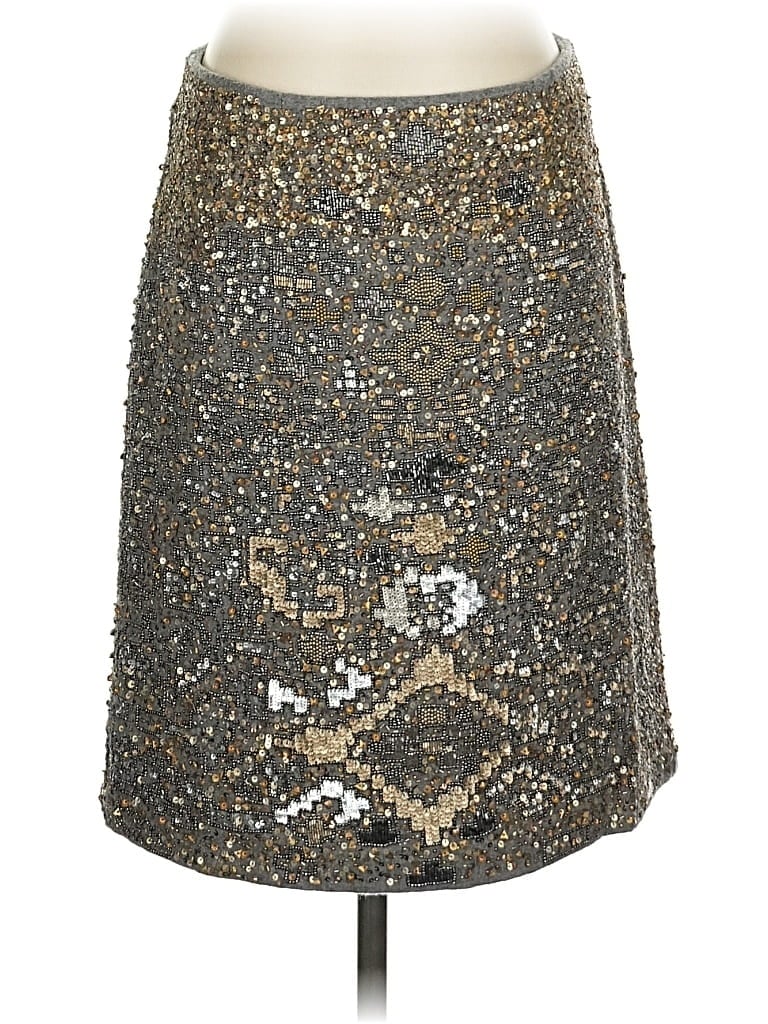 Pre-owned Moulinette Soeurs Formal Skirt In Gold