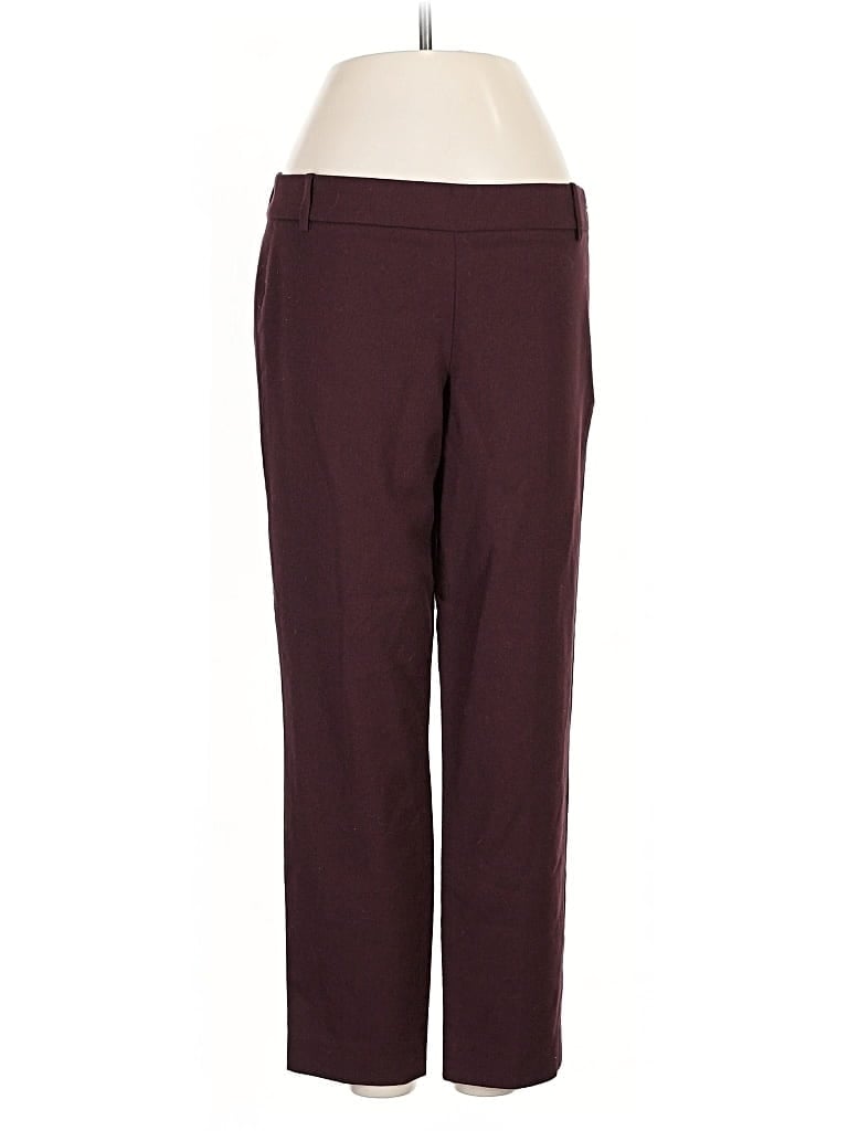 Pre-owned J.crew Factory Store Dress Pants In Burgundy