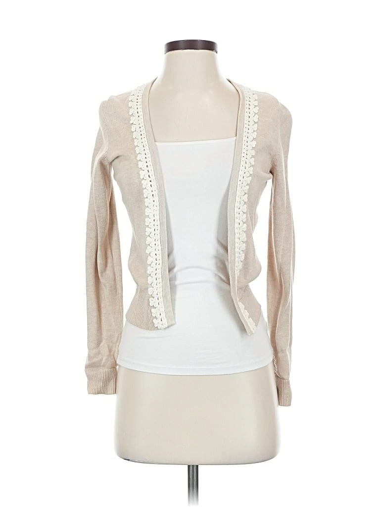 Pre-owned Banana Republic Cardigan Sweater In White