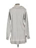 Joan Vass Silver Turtleneck Sweater Size L - photo 2