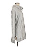 Joan Vass Silver Turtleneck Sweater Size L - photo 4