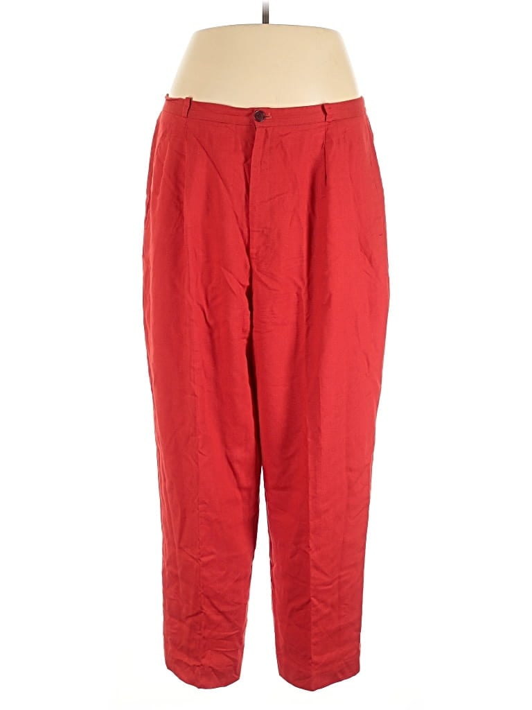 Pre-owned Saks Fifth Avenue Casual Pants In Red