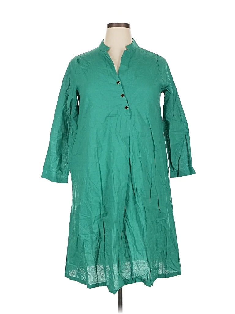 Pre-owned Assorted Brands Casual Dress In Green