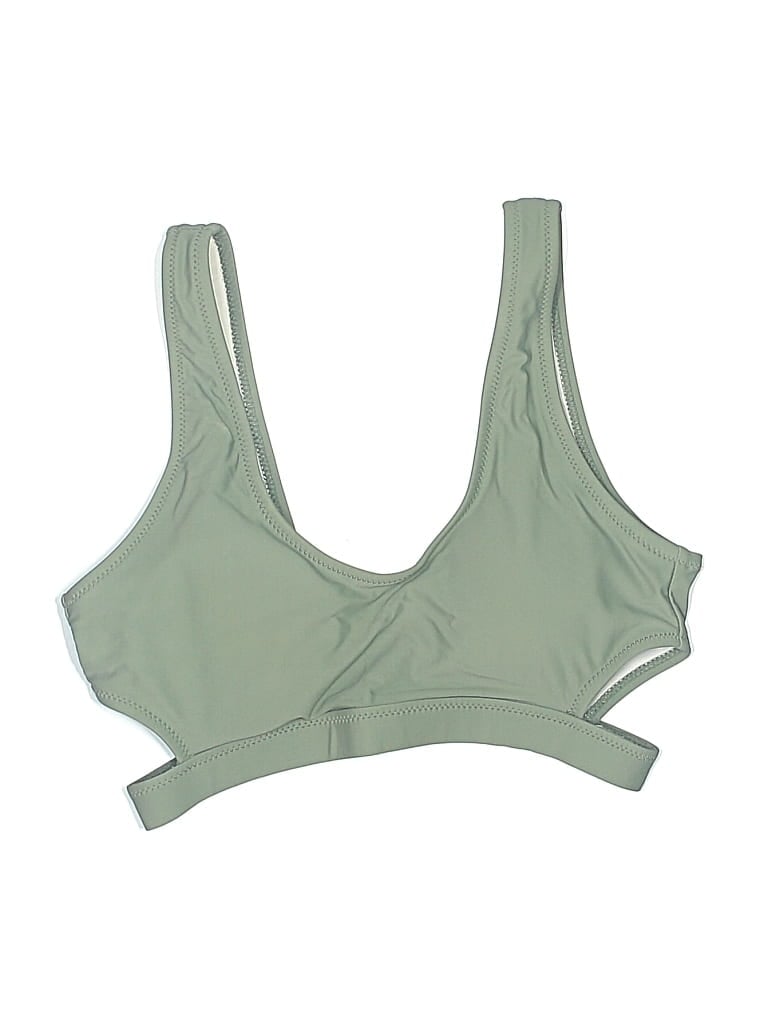 Pre-owned Blooming Jelly Swimsuit Top Green Swimwear