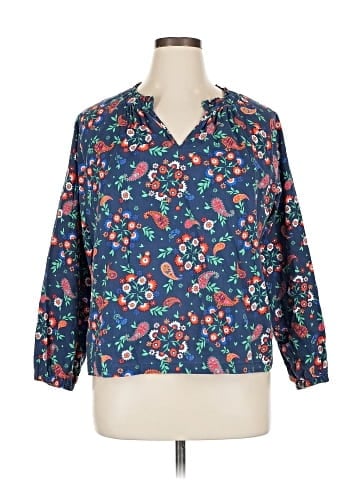 Croft & Barrow Long Sleeve Blouse (view 1)