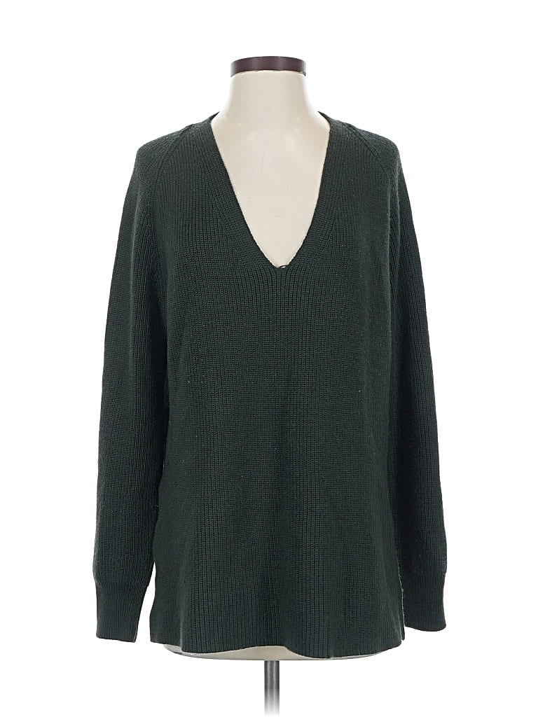 Pre-owned Athleta Pullover Sweater In Green