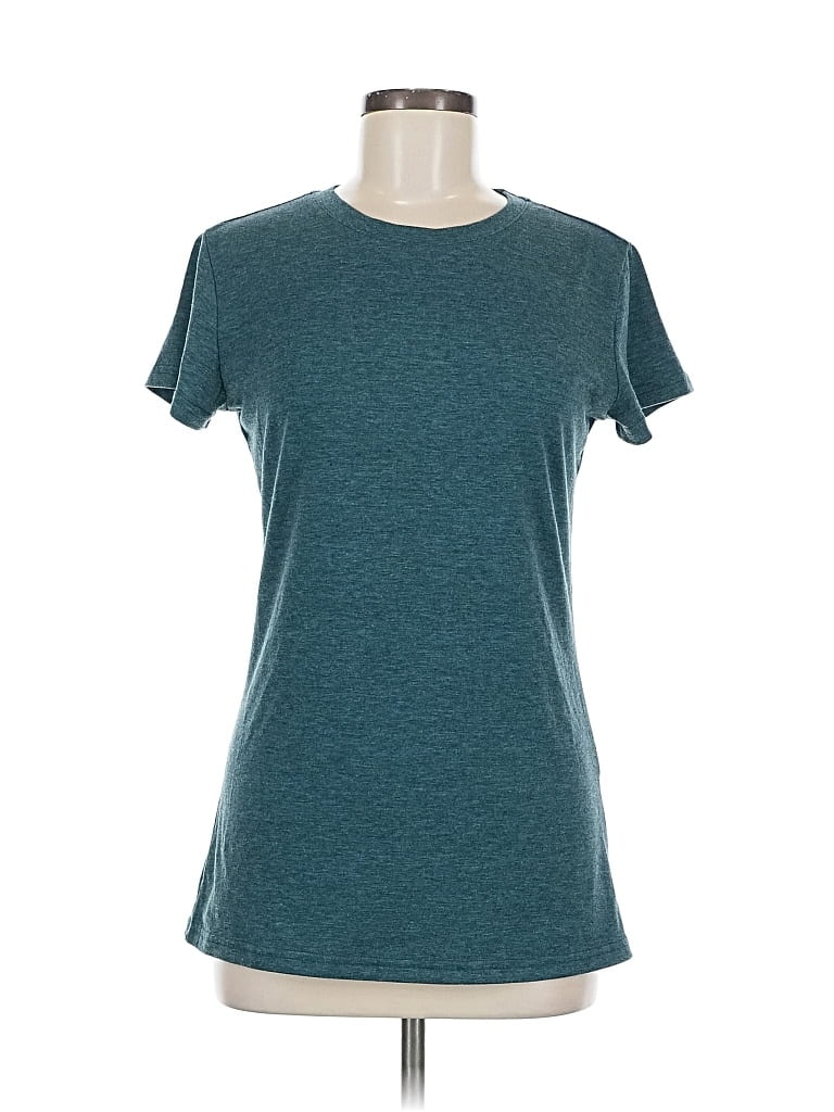 Pre-owned Unbranded Active T-shirt In Blue