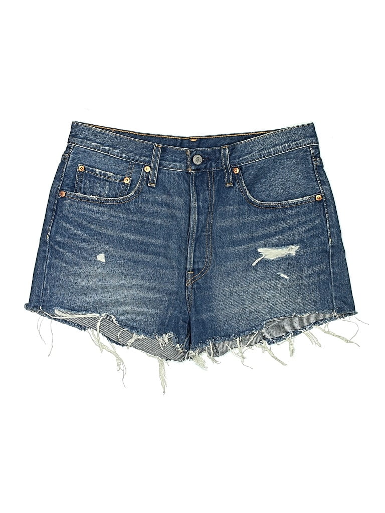 Pre-owned Levi's Denim Shorts In Blue