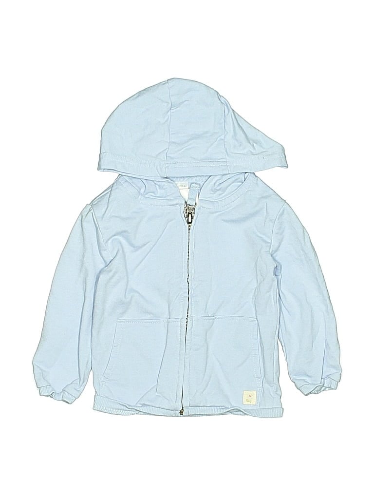 Pre-owned Carter's Babies' Zip Up Hoodie In Blue