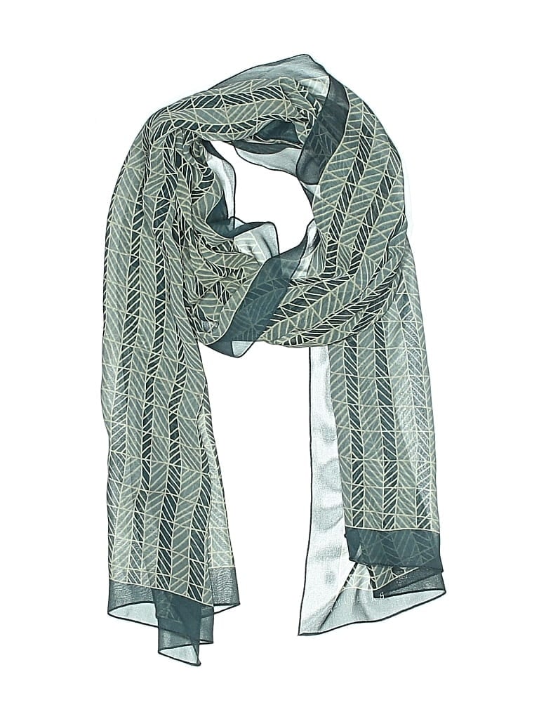 Pre-owned Unbranded Scarf In Blue