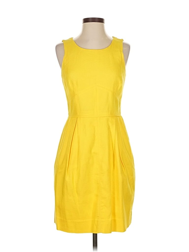 Pre-owned J.crew Factory Store Casual Dress In Yellow