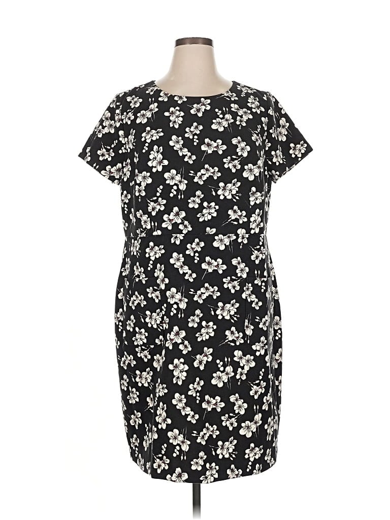 Pre-owned Ann Taylor Loft Casual Dress In Black