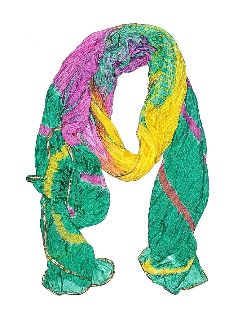 Pre-owned Unbranded Scarf In Yellow