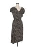 Max Studio Print Black Casual Dress Size L (estimated) - photo 1