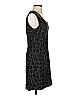 Poleci Graphic Black Casual Dress Size 4 - photo 4
