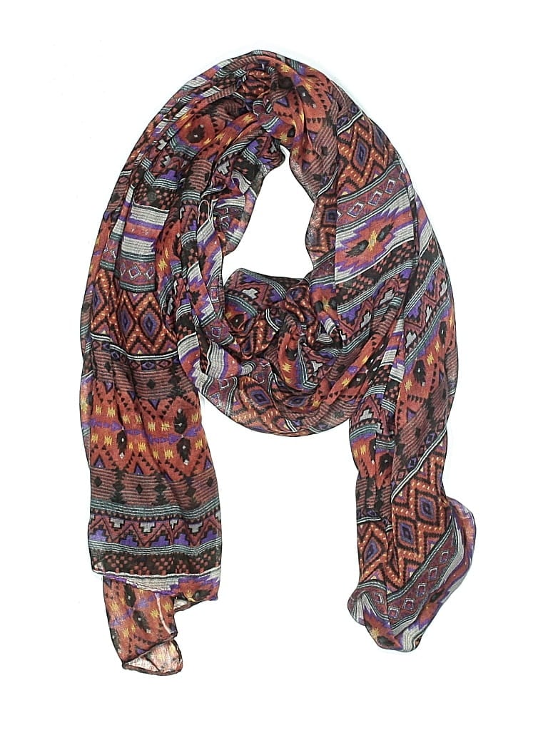 Pre-owned Unbranded Scarf In Orange