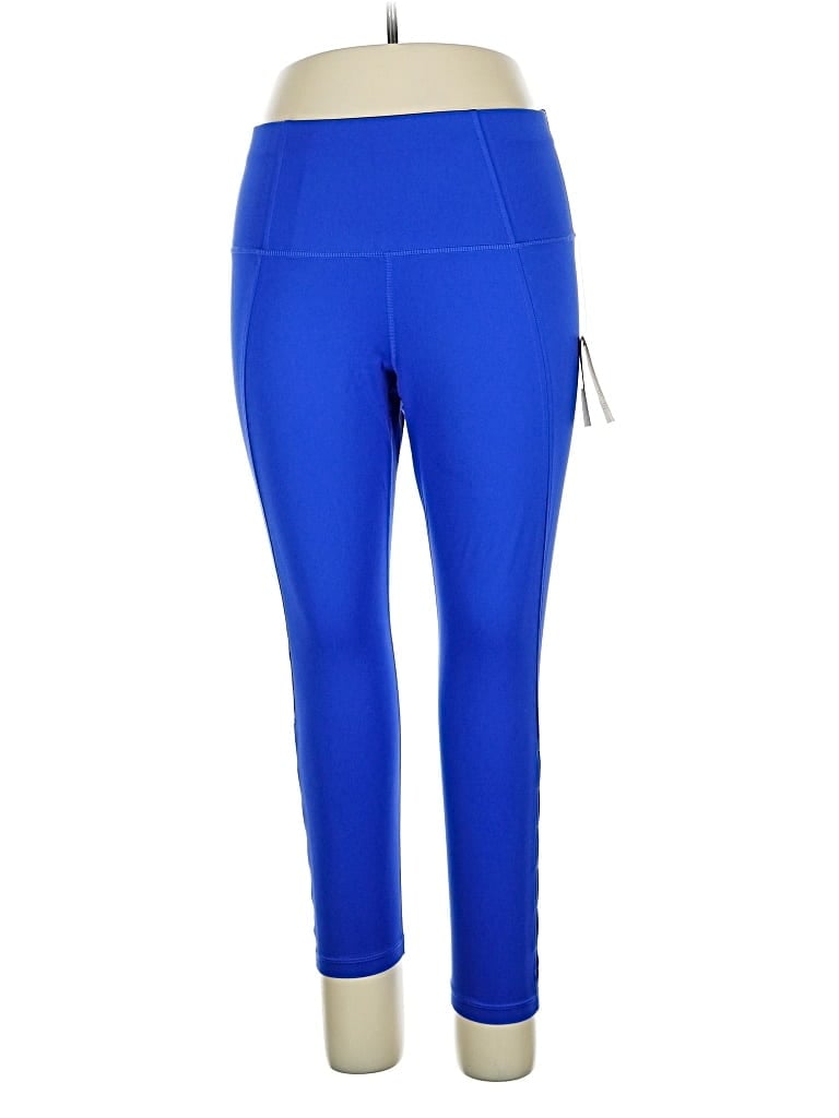 Pre-owned Nike Active Pants In Blue