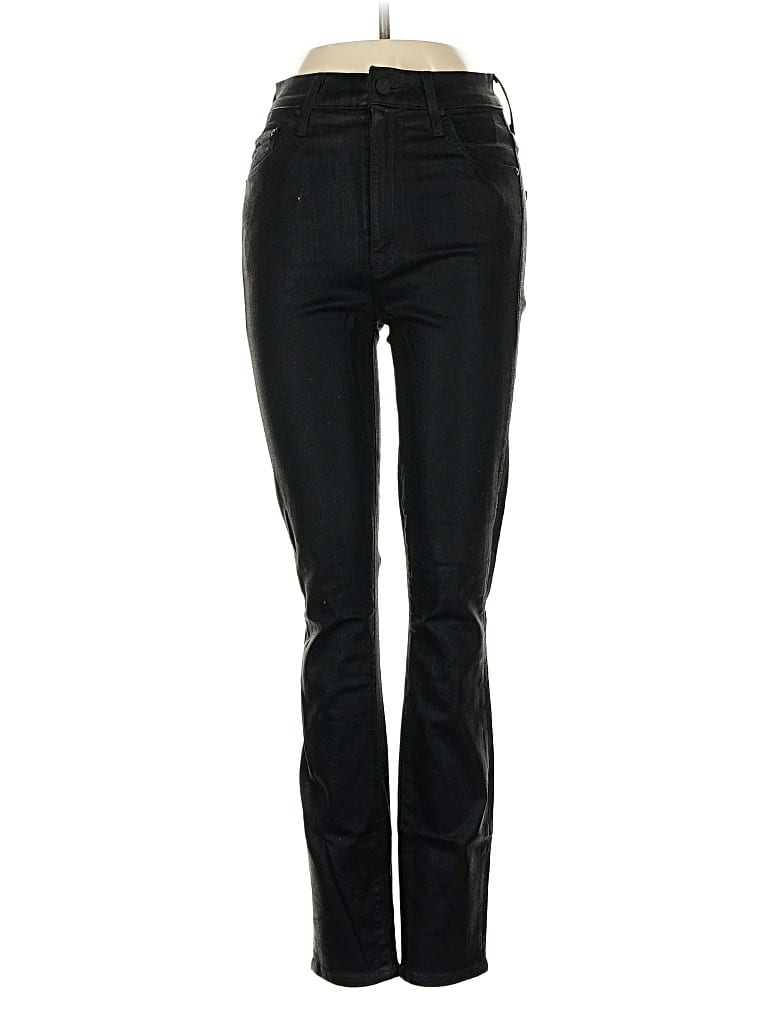 Pre-owned Mother Jeggings In Black