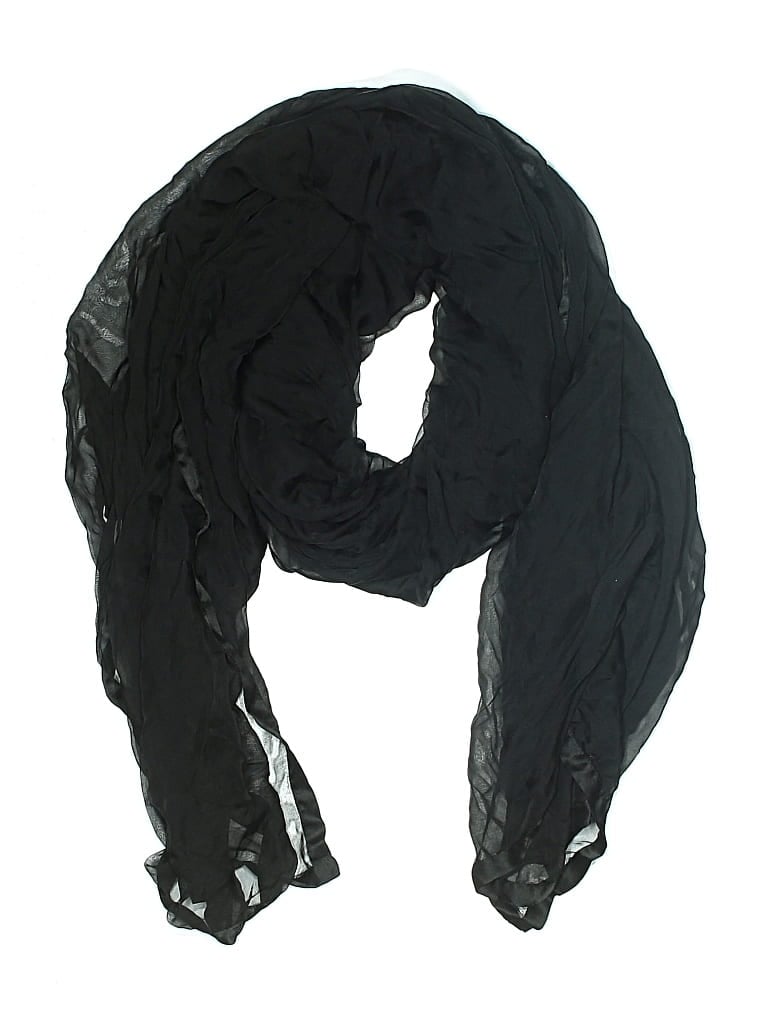 Pre-owned Unbranded Scarf In Black