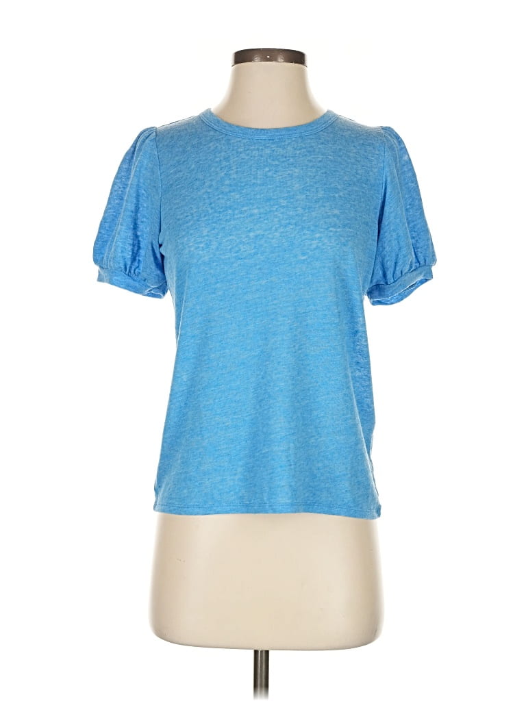 Pre-owned Banana Republic Short Sleeve T-shirt In Blue