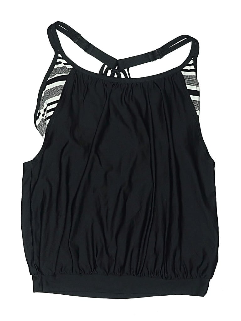 Pre-owned Next Swimsuit Top Black Swimwear