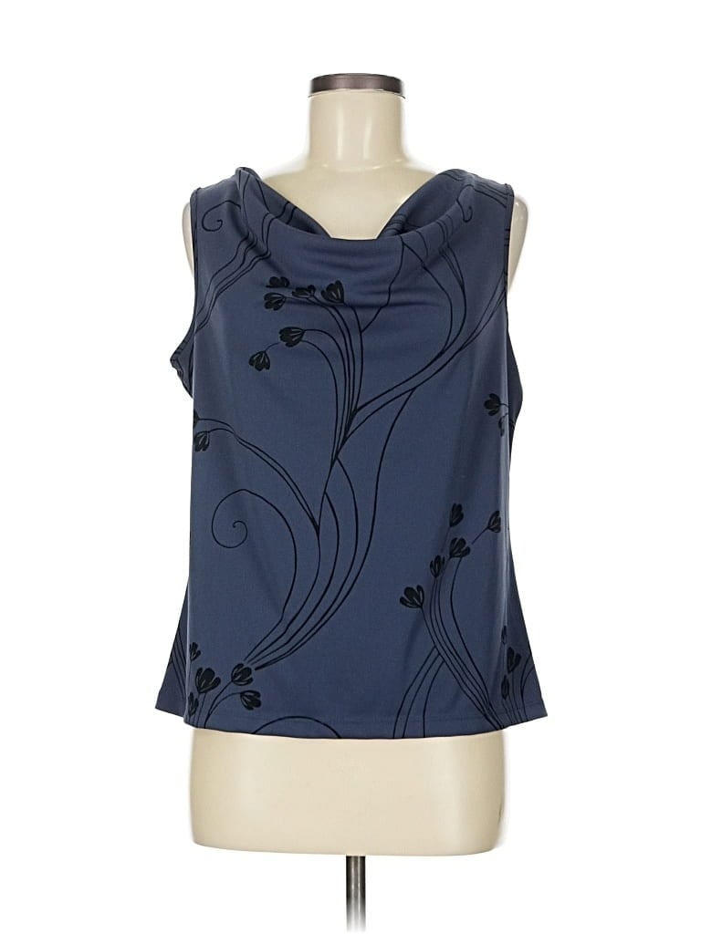 Pre-owned Amanda Smith Sleeveless Blouse In Blue