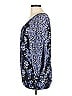 Croft & Barrow 100% Polyester Blue 3/4 Sleeve Blouse Size L - photo 5