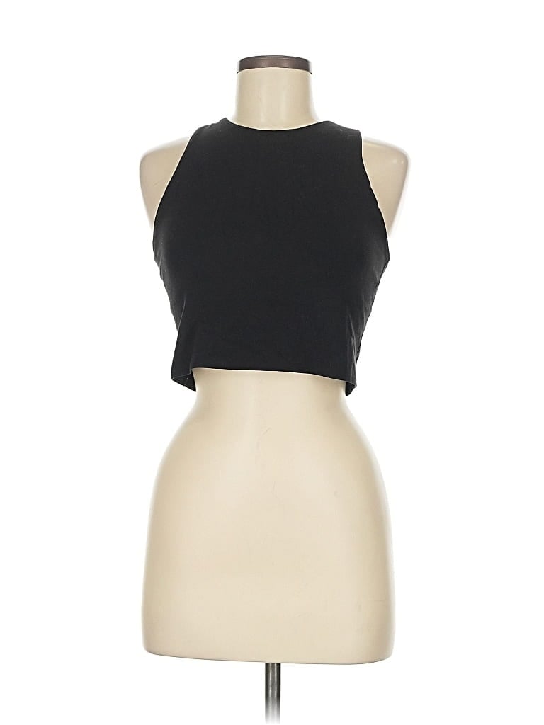 Pre-owned Athleta Tank Top Black Halter Neckline Tops