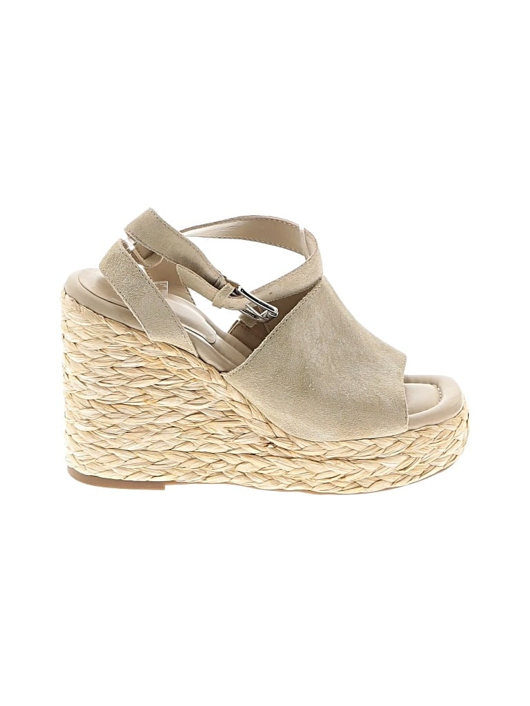 Pre-owned Marc Fisher Ltd Wedges In Gray