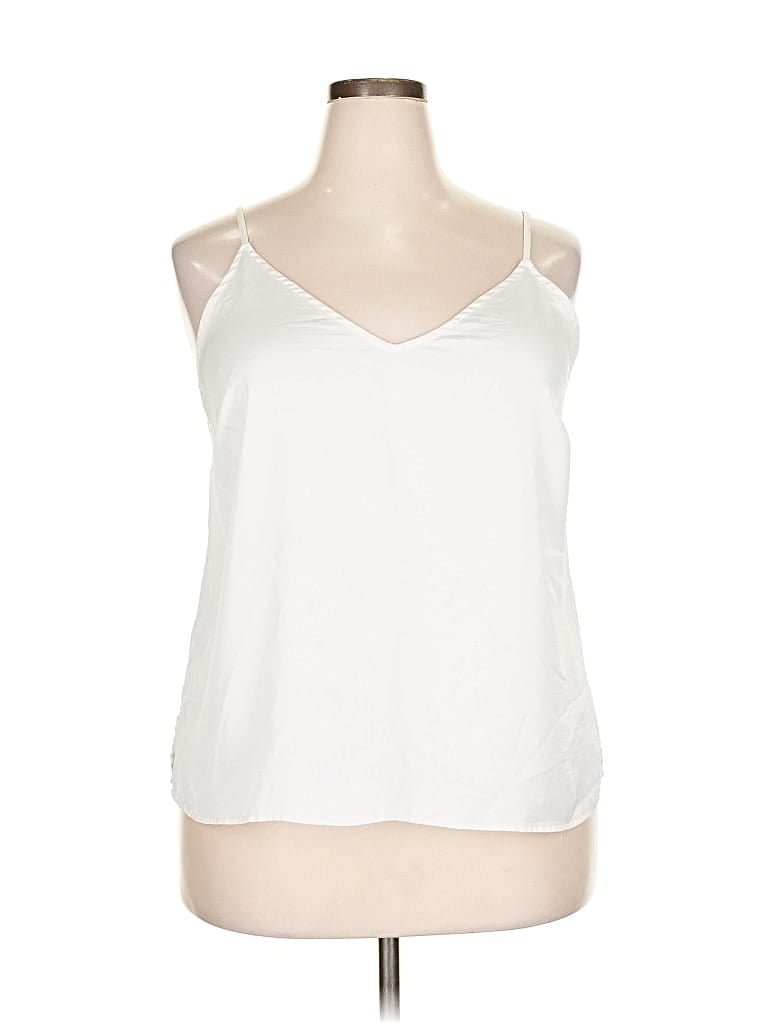 Pre-owned A New Day Sleeveless Blouse In White
