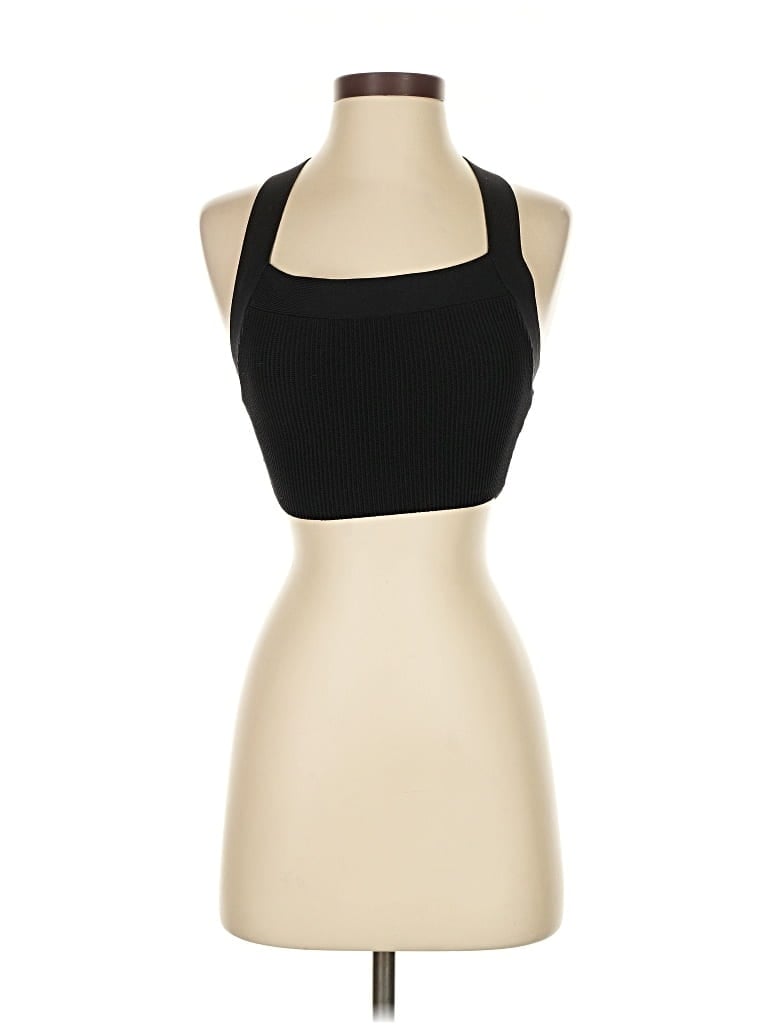 Pre-owned Babaton Sleeveless Top Black Halter Neckline Tops