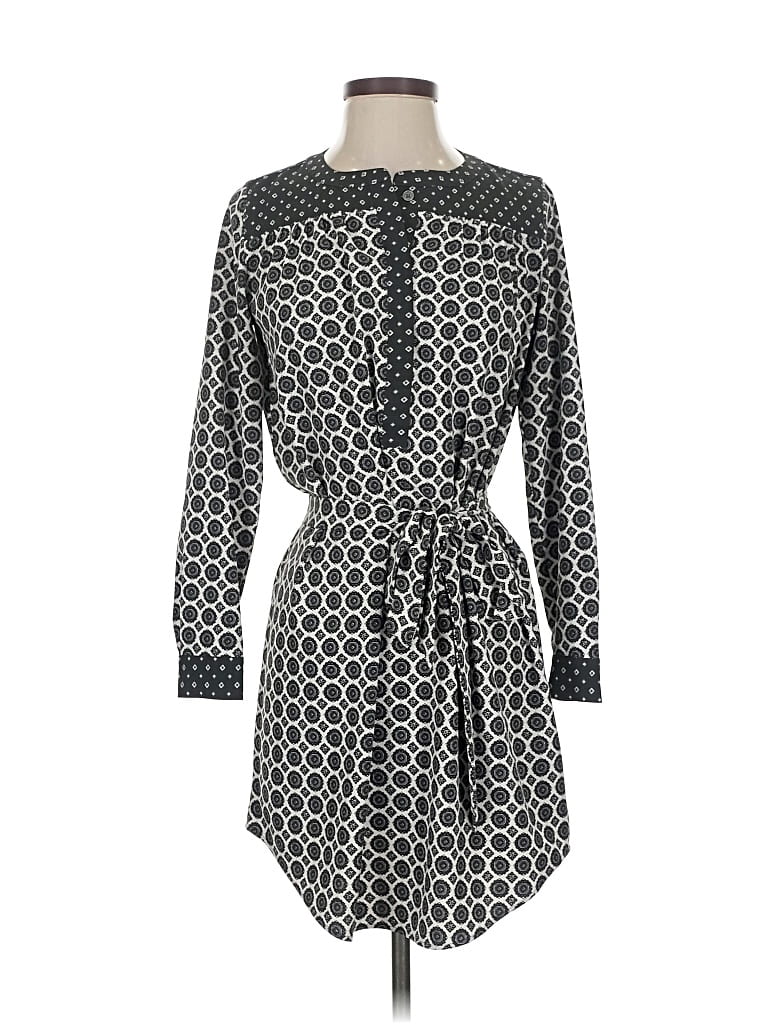 Pre-owned Ann Taylor Loft Casual Dress In Gray