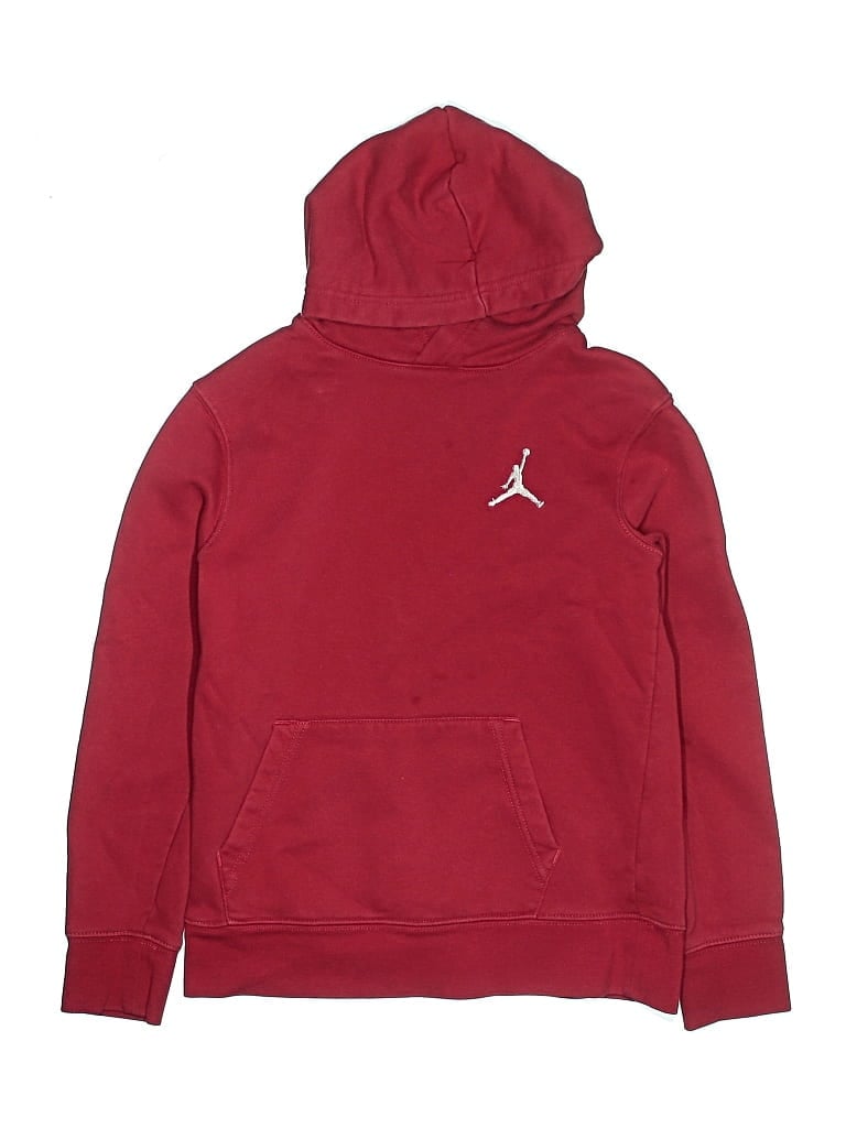 Pre-owned Nike Kids' Pullover Hoodie In Red