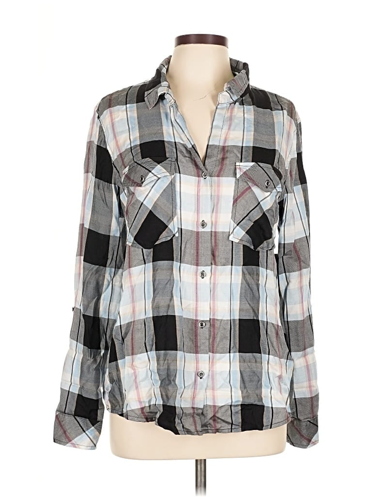 Pre-owned Billy T Long Sleeve Button Down Shirt In Gray