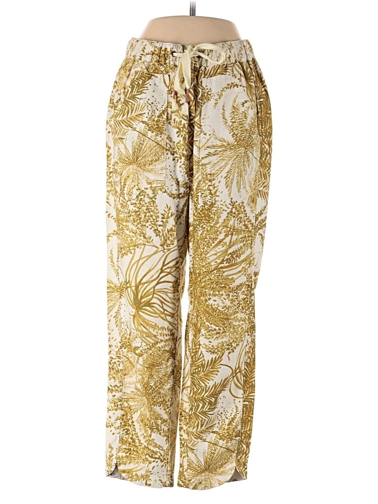 Pre-owned Pilcro Linen Pants In Gold