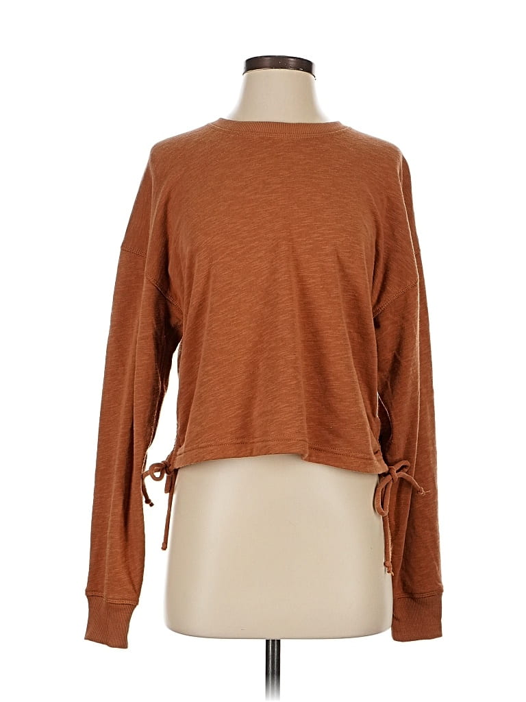 Pre-owned American Eagle Outfitters Cardigan Sweater In Brown