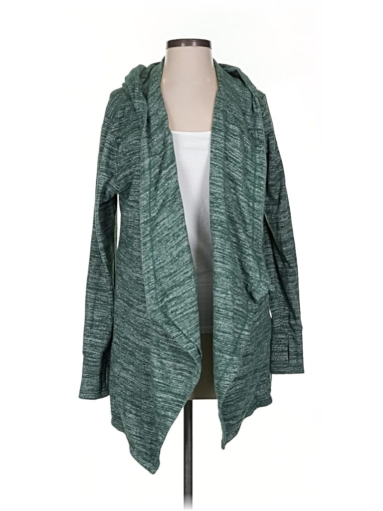 Pre-owned Betabrand Cardigan Sweater In Green
