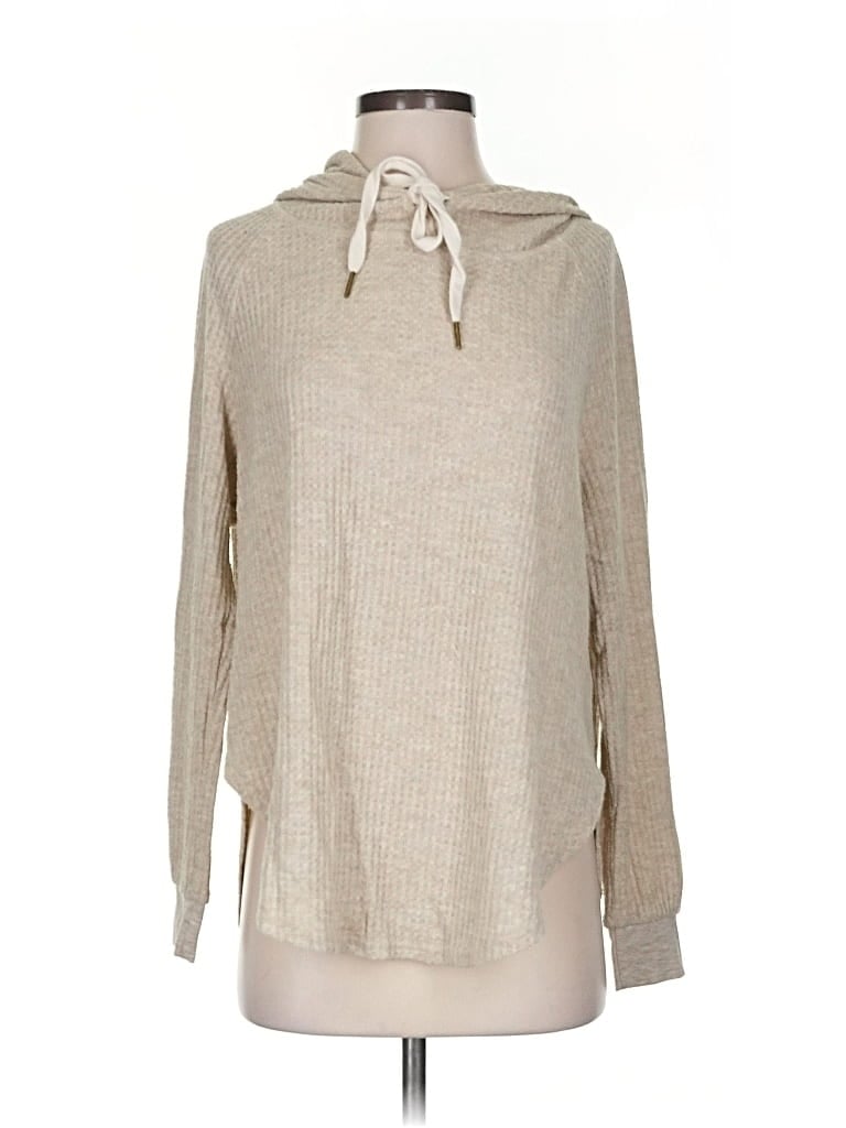 Pre-owned Project Social T Long Sleeve Turtleneck In Brown